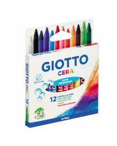 Pastello a cera tondo, fascettato diametro 8.5mm, lunghezza 90mm. Colori ricchi, vivaci e coprenti. L'ottima qualità delle cere utilizzate rende questi pastelli facili da stendere e perfetti per tutte le tecniche di coloritura, compreso il graffito. Formu