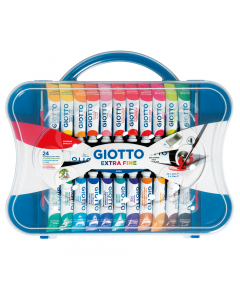 Tempera ultrafine concentrata, in tubetto di alluminio con tappo a vite in plastica. Ideale per pittura, particolarmente ricca di pigmenti è densa e coprente Diluibile con acqua fino ad ottenere effetti di trasparenza, si può facilmente miscelare per crea