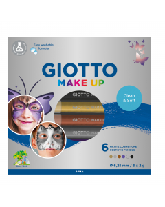 Matite cosmetiche morbidissime si stendono facilmente e si rimuovono con acqua e sapone. La mina grande (6,25 mm) permette di sfumare anche zone più ampie. Lunghezza 9cm, diametro 10mm. Colori non testati su animali. Dermatologicamente testati. La confezi