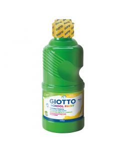 Tempera pronta all'uso ricca e densa. Facile da stendere e perfettamente omogenea. Opaca e coprente, e' ideale per tutte le attivita' artistiche a scuola e a casa. Flacone con tappo dosatore e impugnatura ergonomica. A base d'acqua, formulata con colorant