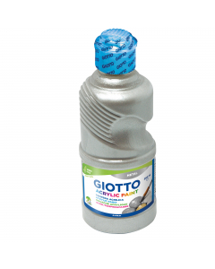 Tempera pronta a base acrilica appositamente studiata e realizzata per i bambini. Formula con una speciale resina che conferisce buona applicabilita' e facile stesura su vari supporti: vetro, plastica, legno, ecc. effetto vernice brillante. Il flacone e' 