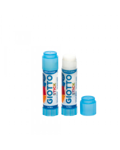 Colla in stick da formula compatta, si stende con facilità e non lascia residui. Non contiene solventi. Tappo a clip posizionabile durante l'uso, sul fondo dello stick. Ideale nei lavoretti scolastici per incollare carta e cartoncino.