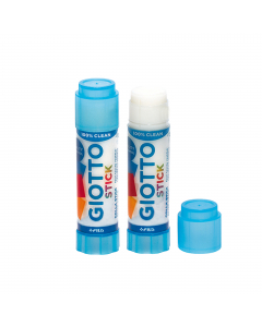 Colla in stick da formula compatta, si stende con facilità e non lascia residui. Non contiene solventi. Tappo a clip posizionabile durante l'uso, sul fondo dello stick. Ideale nei lavoretti scolastici per incollare carta e cartoncino.