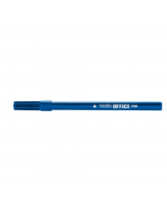 Pennarelli Office con punta in fibra. Inchiostro a base d'acqua. Cappuccio ventilato. Punta 0,7mm. Colore: blu.