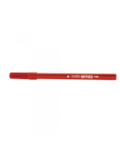 Pennarelli Office con punta in fibra. Inchiostro a base d'acqua. Cappuccio ventilato.
Punta 0,7mm. Colore: rosso.