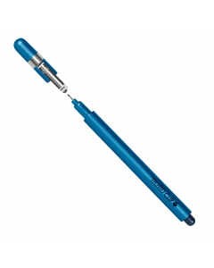 Pennarello con punta sintetica Made in Italy con inchiostro a base acqua. Corpo metallizzato e tubetto di sostegno e clip in acciaio inox. Punta extra fine e resistente per una scrittura sottile e precisa. Tratto da 0,3mm. Lunghezza di scrittura 2.000 mt.
