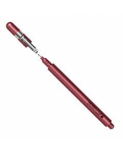 Penna punta sintetica indeformabile "Made in Italy" con inchiostro a base acqua. Corpo metallizzato e tubetto di sostegno e clip in acciaio inox. Punta extra fine e resistente per una scrittura sottile e precisa. Evoluzione elegante e raffinata di Tratto 