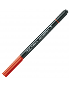 Pennarello a due punte di ottima qualità. Punta fine per disegni di precisione, contorni e dettagli. La punta pennello permette invece una pennellata piatta, morbida e pulita. Colori a base acqua perfettamente acquerellabili.