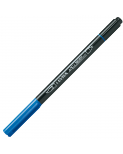 Pennarello a due punte di ottima qualità. Punta fine per disegni di precisione, contorni e dettagli. La punta pennello permette invece una pennellata piatta, morbida e pulita. Colori a base acqua perfettamente acquerellabili.