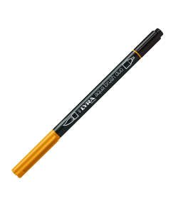 Pennarello a due punte di ottima qualità. Punta fine per disegni di precisione, contorni e dettagli. La punta pennello permette invece una pennellata piatta, morbida e pulita. Colori a base acqua perfettamente acquerellabili.
