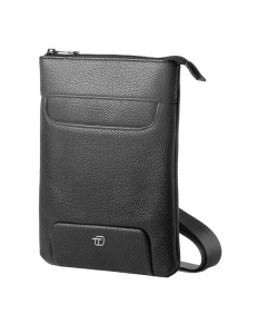 City bag piccola a tracolla. Vano interno porta mini tablet,  tasca esterna porta chiavi, tasca porta oggetti. Dotato di tracolla regolabile a nastro.