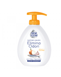 Idratante con odour Neutralizer Sapone a pH fisiologico, deodora efficacemente le mani, lasciando un leggero, gradevole profumo. Ideale in cucina, è attivo contro un ampio spettro di odori, in particolare quelli alimentari come pesce, aglio, cipolla, affu