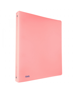 Realizzati in polipropilene opaco dai colori pastello con copertina flessibile. Disponibili in 5 colori: celeste, cipria, smeraldo, pesca e glicine. Formato interno 22x30 cm. Disponibili con meccanismo a 4 anelli tondi con Ø15mm e Ø30 mm. Made in Italy.