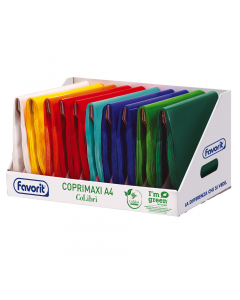Coprimaxi in polietilene con più del 30% di polietilene “I’m green™ bio-based”. Spessore 180my con alette ripiegate, tasche interne e portanome. Finitura coprente laccata lucida. 100% riciclabili.