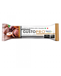 Barretta in comoda monoporzione da 40gr senza zuccheri con il 30% di proteine e a basso contenuto di carboidrati. Ideali per lo sport, il lavoro e il tempo libero. Gusto: cioccolato al latte e nocciola.