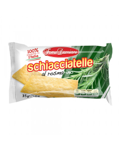 Le famose Schiacciatelle, pizza bianca romana in formato snack, senza olio di palma. Lenta lavorazione che rispetta i naturali tempi di lievitazione e successivamente arricchite con grani di sale marino e cotte al forno. Confezione da 50 pezzi di Schiacci