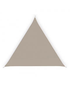 Tenda a vela pratica e versatile ed adatta ad ogni esigenza. Ombreggiante e idrorepellente, realizzata con tessuto 100% poliestere 180gr.  Dotata di corde da 3,5 m e connettori rinforzati a D. Dimensioni: 360x360x360cm.Articolo destinato ad esclusivo uso 
