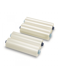 Film in bobina per plastificatrice ultima 35. Il film rollsea ezload e' composto da un'alta concentrazione di poliestere con uno strato di adesivo a bassa fusione che lo rendono adatto ad una vasta selezione di carta e di spessori e per diverse tecniche d