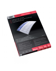 Pouches lucide f.to A4 100 micron per lato. Saldatura lato lungo. La saldatura sul lato lungo permette di risparmiare fino al 30% sul tempo di plastificazione se abbinate alle plastificatrici high speed. Queste pouches sono utilizzabili su modelli con luc