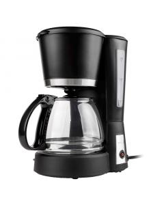 Caffettiera elettrica americana 6 tazze con caraffa in vetro. Potenza 550W.