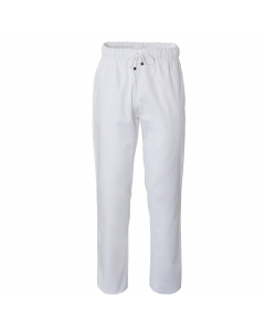 Pantalone da cuoco 100% cotone. Taglie disponibili: da XS - 5XL. Slim Fit. Dettagli: 2 tasche, 1 tasca sul retro, Elastico e coulisse