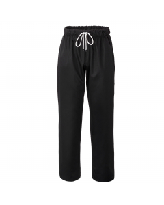 Pantalone da cuoco 65% poliestere, 35% cotone. Taglie disponibili: da XS - 5XL. Slim Fit. Dettagli: 2 tasche, 1 tasca sul retro, Elastico e coulisse