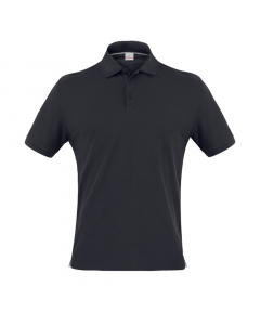 Polo uomo Jeff con collo e fondo maniche a costine, spacchi laterali e ricamo manica sinistra. Colore: nero. Taglie disponibili dalla S alla 4XL. 100% poliammide. Slim fit. Tecnologia Fresh&Stretch che aumenta la traspirabilità e il comfort. Antistiro.