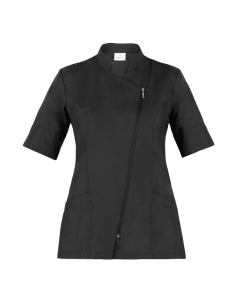 Casacca Carmen con 2 tasche, taschino sul petto, chiusura a zip rovesciata, inserti in rete. Colore: nero. Taglie disponibili dalla XS alla 3XL. 100% poliestere. Ultra leggero 86gr. Slim fit. Tecnologia brevettata Bionic Finish sviluppato per conferire ai