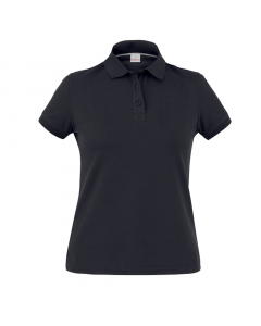 Polo donna Susan con collo e fondo maniche a costine, spacchi laterali e ricamo manica sinistra. Colore: nero. Taglie disponibili dalla XS alla 3XL. 100% poliammide. Slim fit. Tecnologia Fresh&Stretch che aumenta la traspirabilità e il comfort. Antistiro.