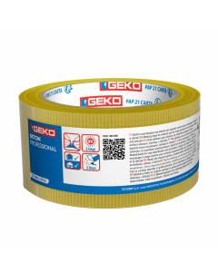 Nastro telato per la mascheratura professionale esterna. Ideale per la mascheratura di superfici ruvide come cemento, mattoni, rivestimenti a spessore acrilici / acrilsilossanici / silossanici / silicati. Ottima adesività e tack, resiste all’esterno fino 
