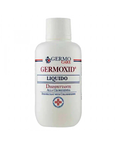 GERMOXID DISINFETTANTE ALLA CLOREXIDINA LIQUIDO è un  disinfettante cutaneo registrato al Ministero della Sanità, indicato per la disinfezione delle mani e della cute integra in generale. La linea GERMOXID contiene Clorexidina digluconato, un principio at