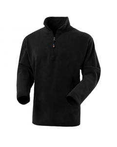 Micropile con collo alto e chiusura anteriore con zip corta, polsi e girovita con bordo in tinta. Su ordinazione tutte le taglie da S a 5XL.
