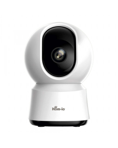 Telecamera Wi-Fi della linea Hom-io, design elegante e moderno, piena compatibilità con l'app Hom-io e integrabile in scenari ed automazioni! Compatibile con Alexa e Google Home. Grazie alle sue funzionalità smart come push su movimento, funzione privacy,