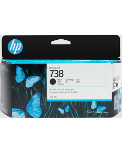 Hp Cartuccia ink DesignJet  738 Nero -130ml