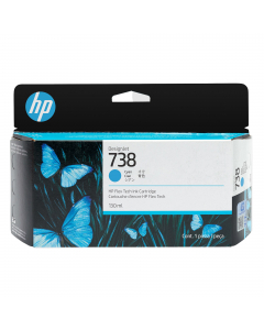 Hp Cartuccia ink DesignJet  738 Ciano -130ml
