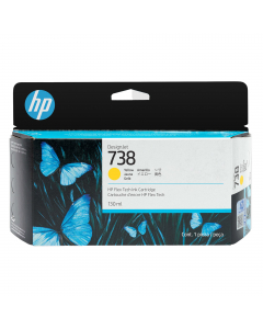 Hp Cartuccia ink DesignJet  738 Giallo -130ml