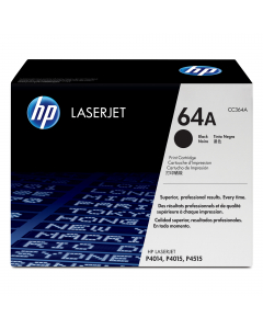 Cartuccia di stampa nero LASERJET CC364A.
Compatibilità:HP LASERJET: P4014, P4014 DN, P4014N, P4015, P4015 DN, P4015 N, P4015 TN, P4015 X, P4515, P4515N, P4515TN, P4515X, P4515XM
