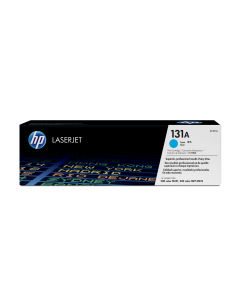 HP 131A toner cartridge ciano.
Compatibile:HP LASERJET PRO: 200 COLOR M251, 200 COLOR M251N, 200 COLOR M251NW, 200 COLOR MFP M276, 200 COLOR MFP M276N, 200 COLOR MFP M276NW