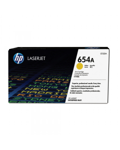 HP 654A toner cartridge giallo LASER JET
Compatibilità
HP Color LaserJet Enterprise M651n
HP Color LaserJet Enterprise M651dn
HP Color LaserJet Enterprise M651xh