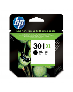 Cartuccia inchiostro  HP 301XL Nero
Compatibilità:HP DESKJET: 1000 J110A, 1010, 1050, 1050A, 1510, 1512, 1513, 2050, 2050A, 2050S, 2054A, 2510, 2514, 2540, 2542, 2544, 2549, 3000 J310A, 3050, 3050A, 3052, 3052A, 3054, 3055A, 3057A, 3059A
HP ENVY: 4500, 45