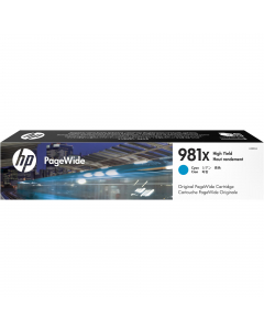 HP 981X ink cartridge pagewide ciano 10.000PAG
Compatibilità
Multifunzione HP PageWide Enterprise Color 586dn
Multifunzione HP PageWide Enterprise Color 586f
Multifunzione HP PageWide Enterprise Color Flow 586z
Stampante HP PageWide Enterprise Color 556dn