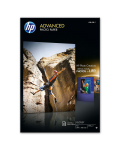 Risma 20 fg carta fotografica Hp advanced lucida 250 g/m¦ a3/297x420mm