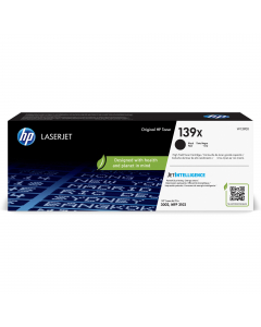 Cartuccia toner nero LaserJet originale HP 139X.
Compatibilità:HP LASERJET MFP: 3102-HP LASERJET PRO: 3002