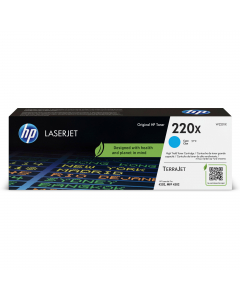 HP Cartuccia toner originale ciano LaserJet HP 220X_5.500 pag.
Compatibilità:HP LASERJET PRO: 4202, 4302, 4303