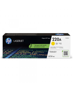 HP Cartuccia toner originale giallo LaserJet HP 220A_1.800 pag.
Compatibilità:HP LASERJET PRO: 4202, 4302, 4303