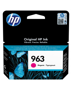 Cartuccia di inchiostro magenta originale HP 963
Compatibilità
Stampante multifunzione HP OfficeJet Pro 9012
Stampante multifunzione HP OfficeJet Pro 9014
Stampante multifunzione HP OfficeJet Pro 9019
Stampante multifunzione HP OfficeJet Pro 9022
Stampant