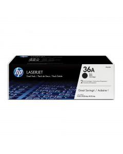 Scatola 2 cartucce di stampa HP LASERJET NR. 36.
Compatibilità:HP LASERJET: M1120, M1120N, M1522NF MF, M1522N MFP, P1505, P1505 N