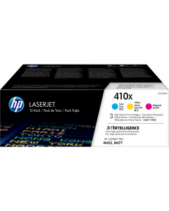 Conf. da 3 cartucce C/M/Y HP410X
Compatibilità
Stampante multifunzione HP Color LaserJet Pro M477fnw
Stampante multifunzione HP Color LaserJet Pro M477fdn
Stampante multifunzione HP Color LaserJet Pro M477fdw
HP Color LaserJet Pro M452nw
HP Color LaserJet