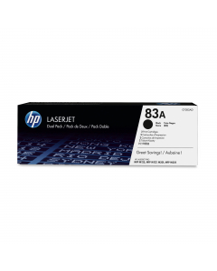 Conf. Di 2 toner nero 2  83A 
Compatibilità
HP LaserJet Pro M201n
HP LaserJet Pro M201dw
Prodotto multifunzione (MFP) HP LaserJet Pro M225dn
Prodotto multifunzione (MFP) HP LaserJet Pro M225dw
MFP HP LaserJet Pro M125nw
MFP HP LaserJet Pro M127fn
MFP HP L