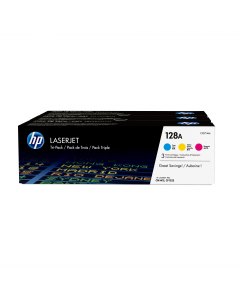 Scatola multipack 3 toner colori: ciano,magenta,giallo HP LASERJET NR.128A